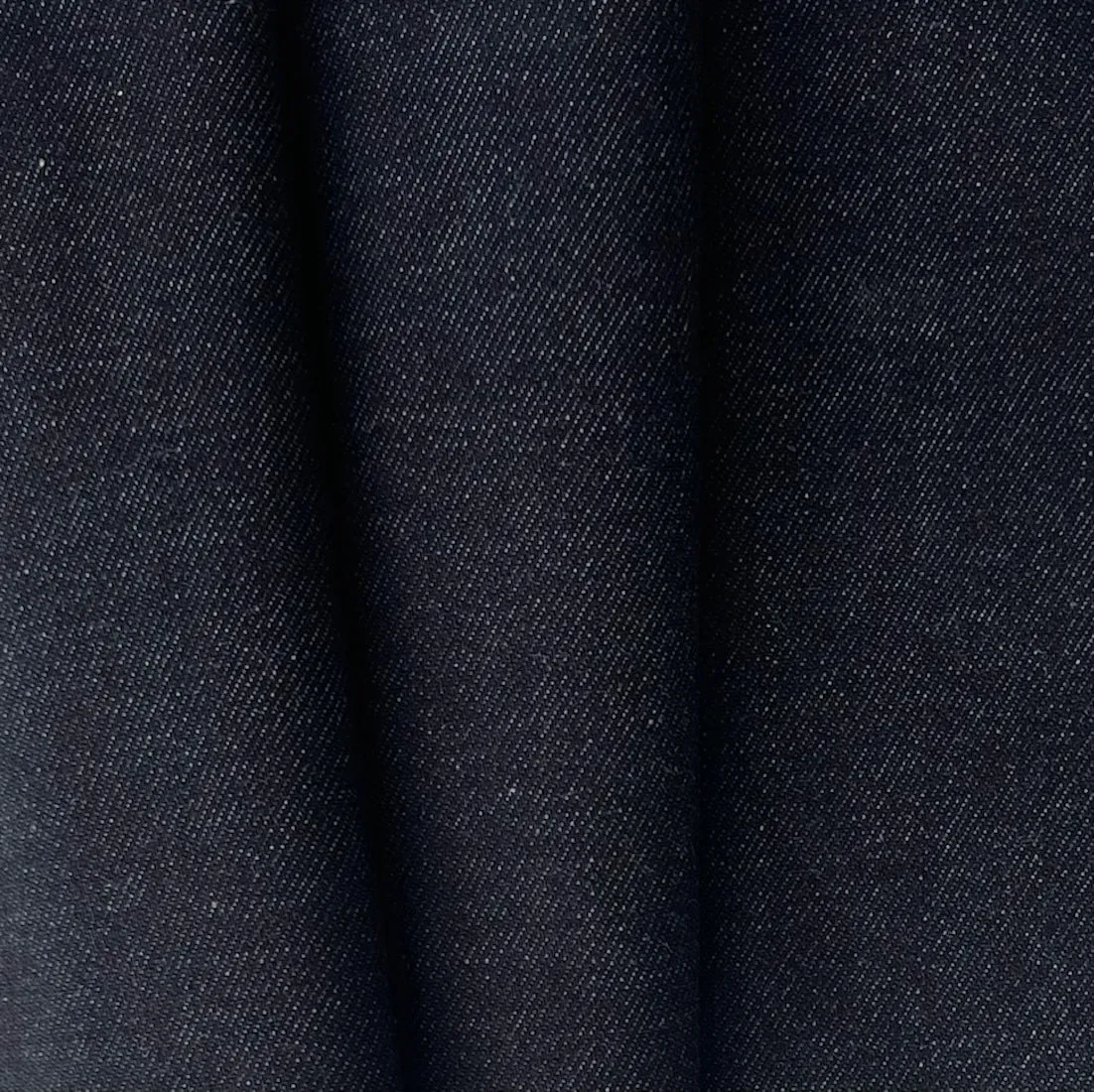 12 Oz Classic Midnight Blue Stretch Cotton Denim Twill (Made in Italy)