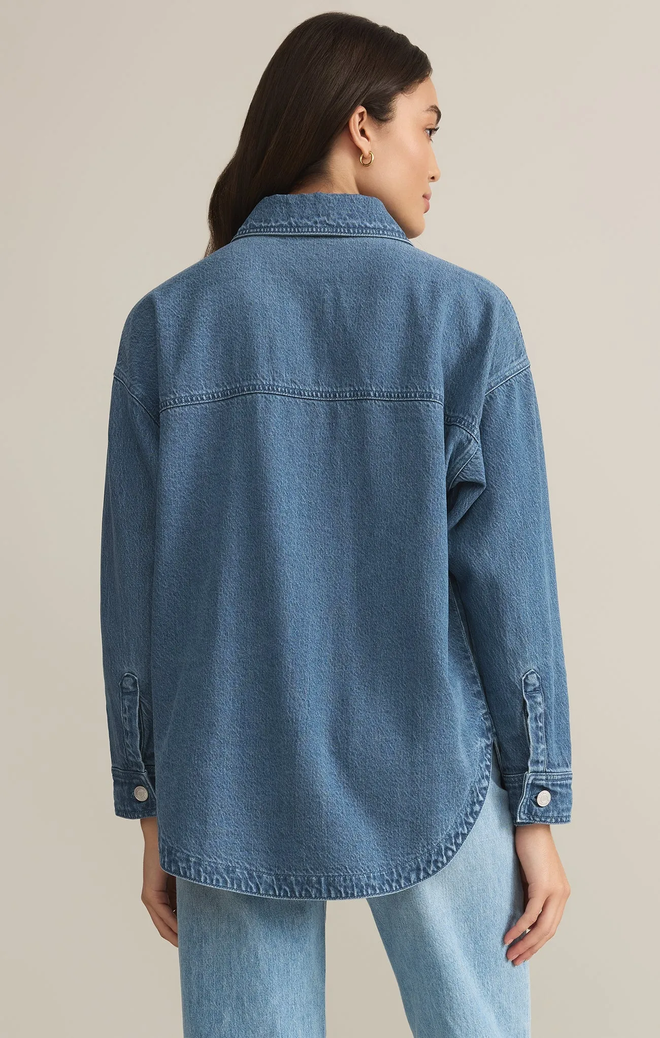 All Day Luxe Soft Denim Jacket