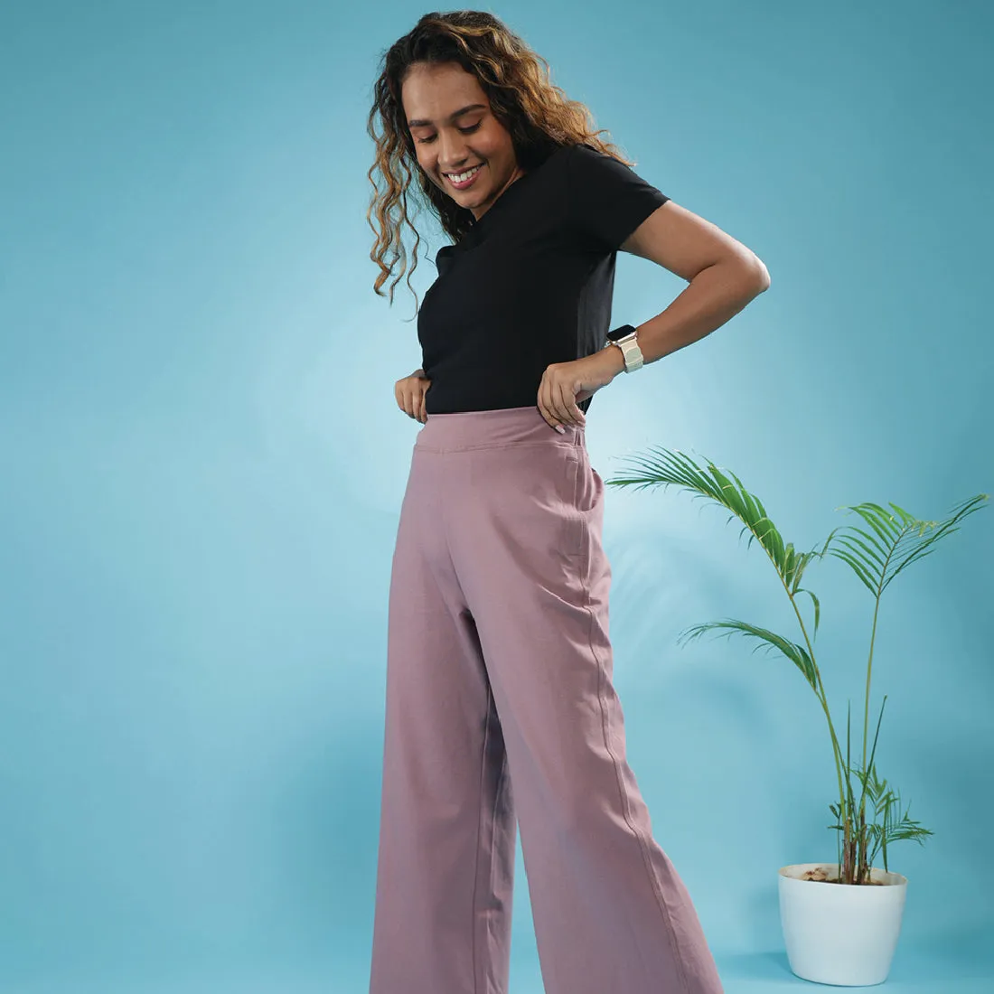 AM:PM Cotton Wide Legged Pants