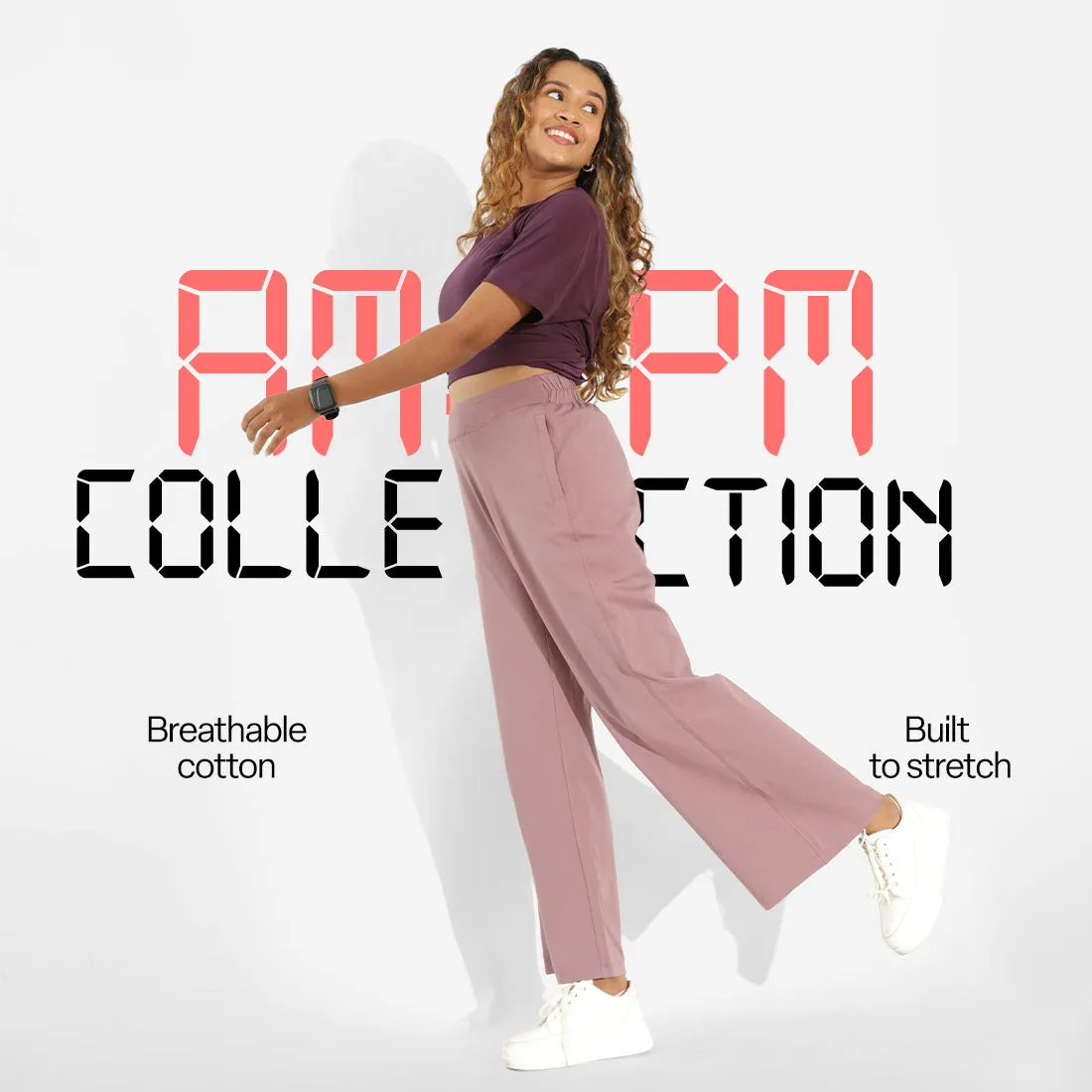 AM:PM Cotton Wide Legged Pants