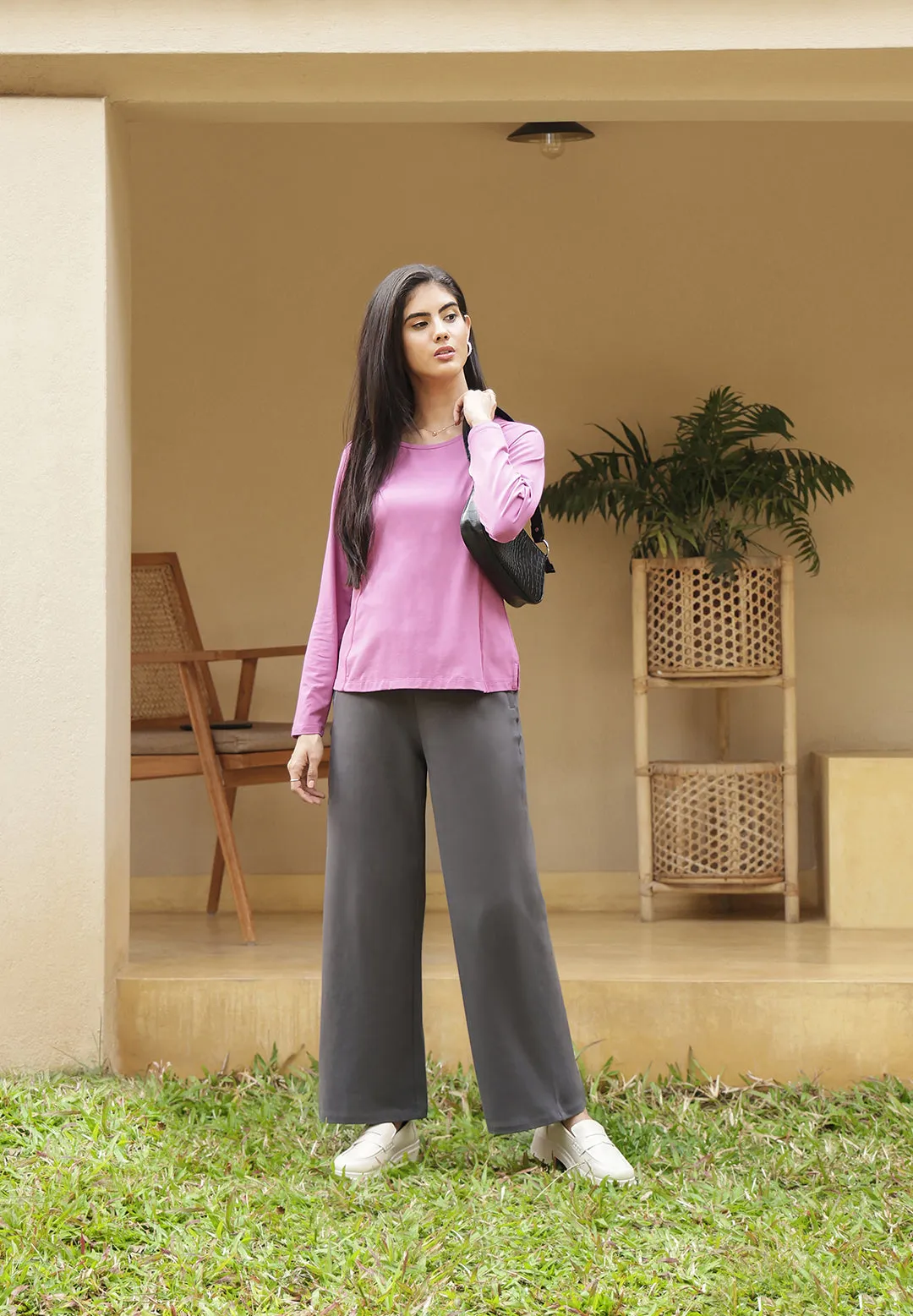 AM:PM Cotton Wide Legged Pants