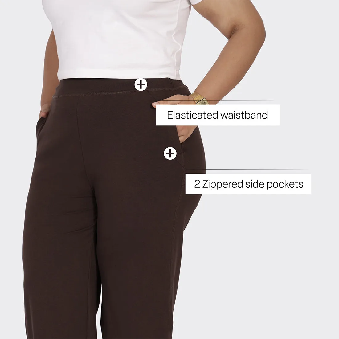 AM:PM Cotton Wide Legged Pants