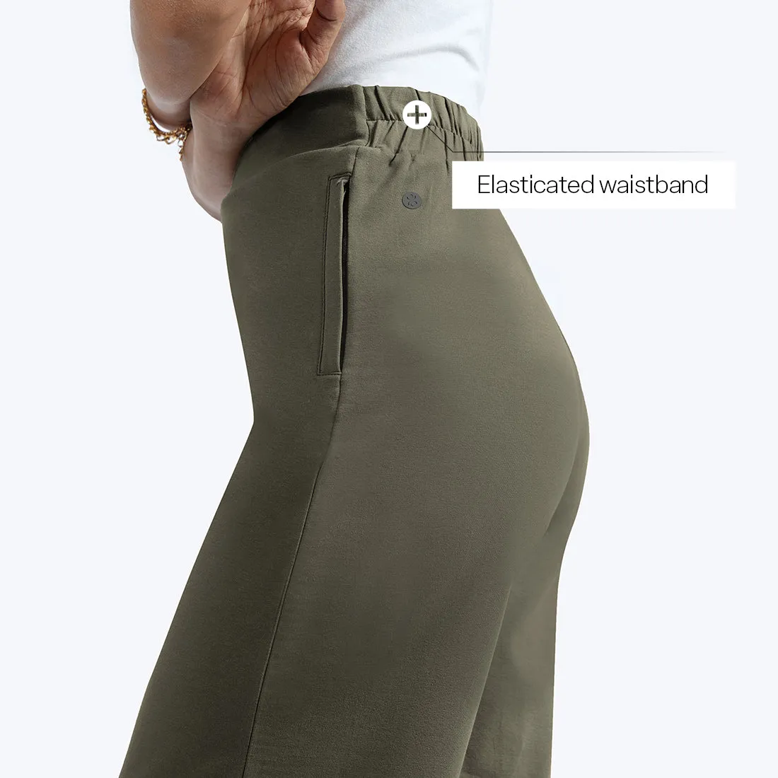 AM:PM Cotton Wide Legged Pants