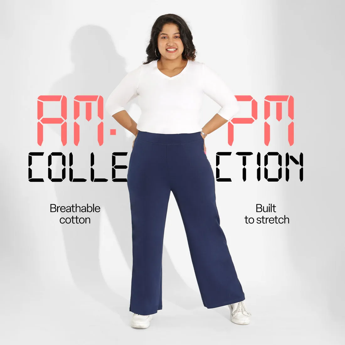 AM:PM Cotton Wide Legged Pants