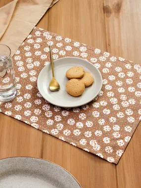 Anuswara - Set Of 2 Placemats (Rust)