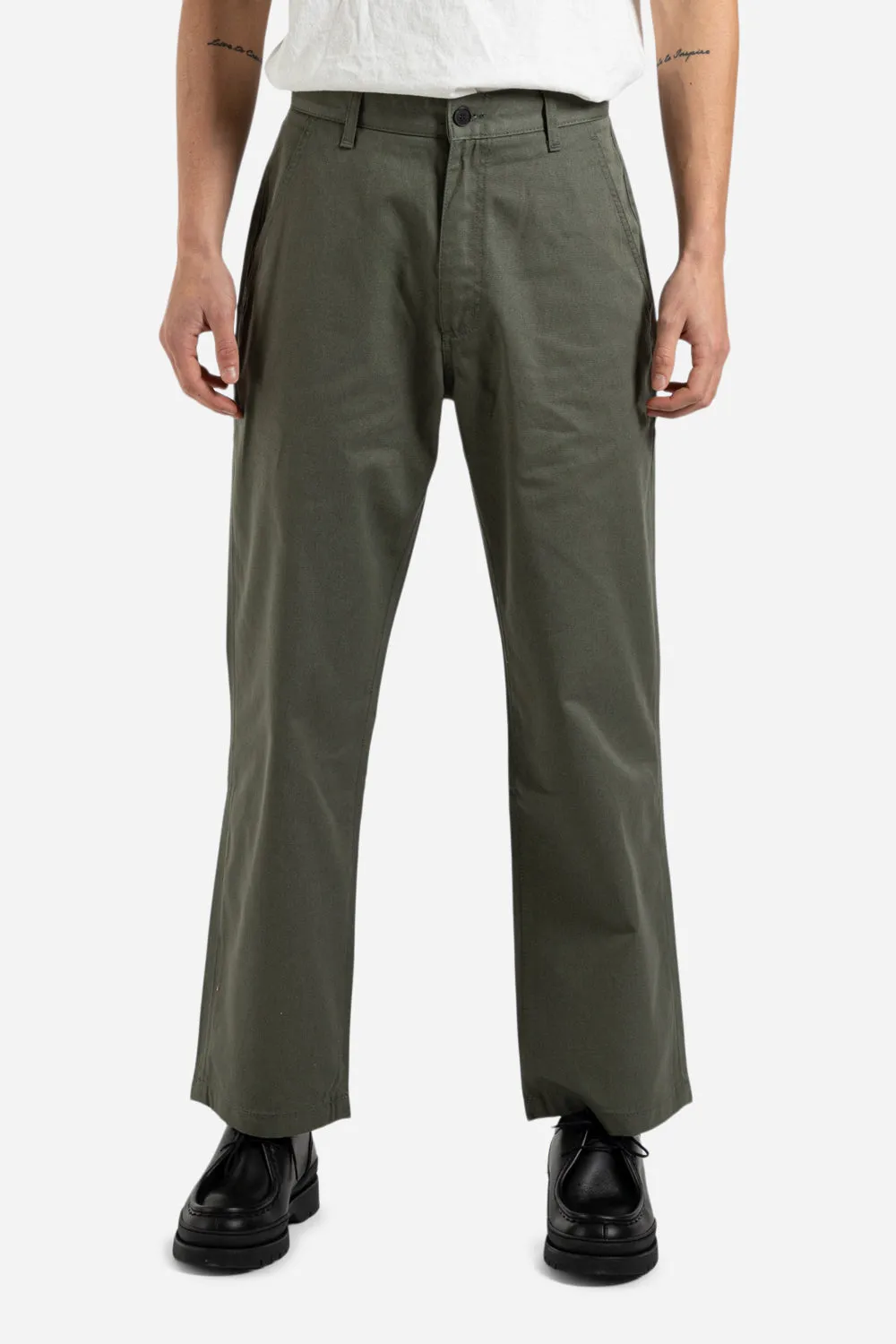 Basic Chino Pants - Sage Green