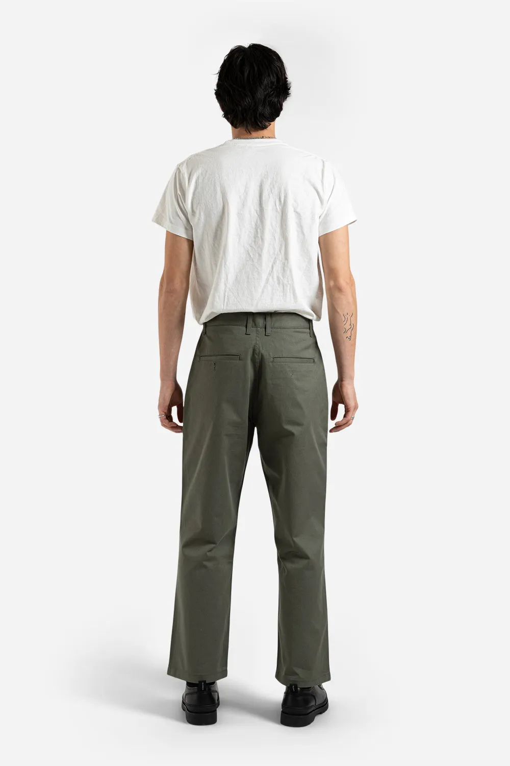 Basic Chino Pants - Sage Green