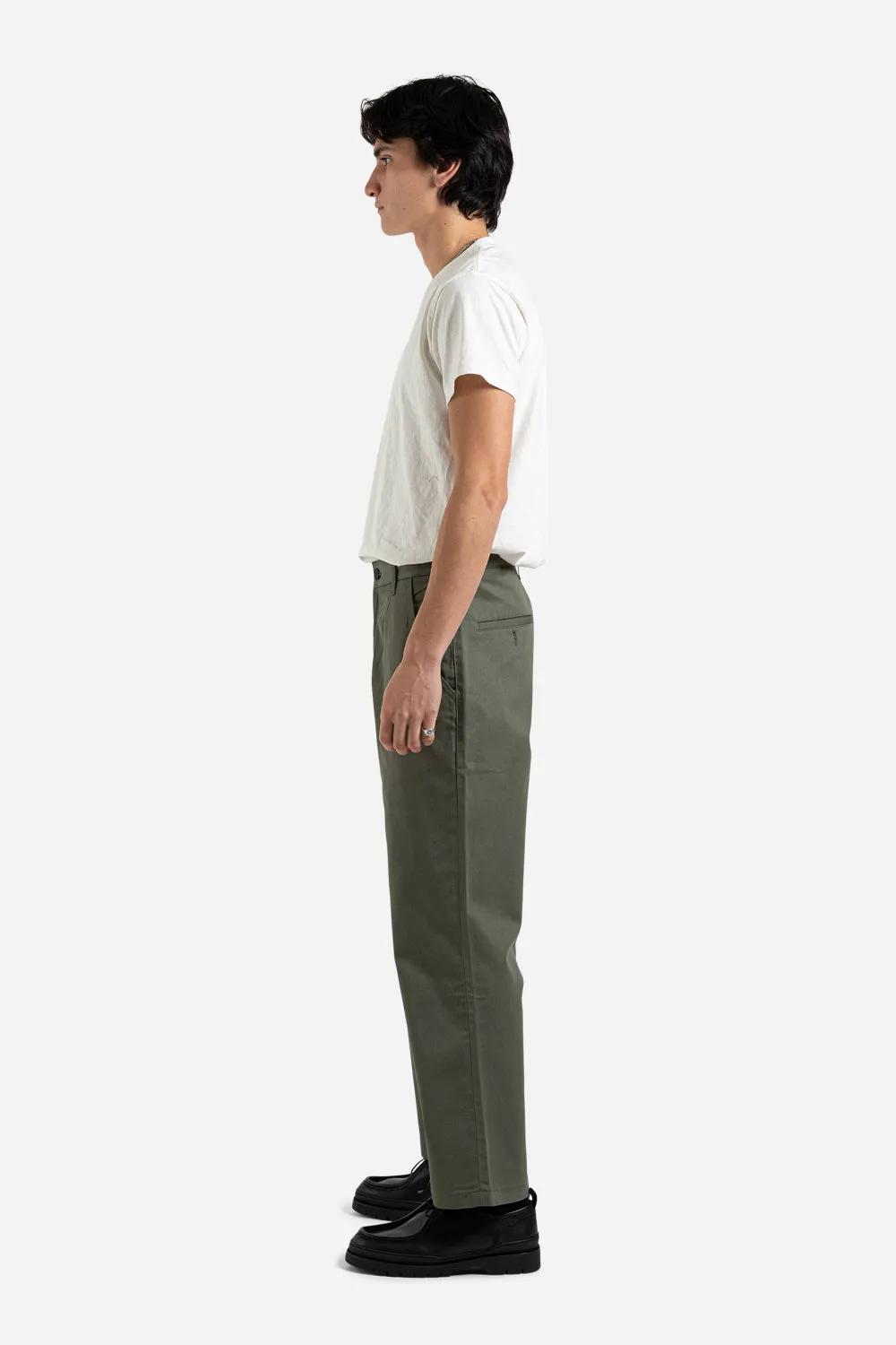 Basic Chino Pants - Sage Green