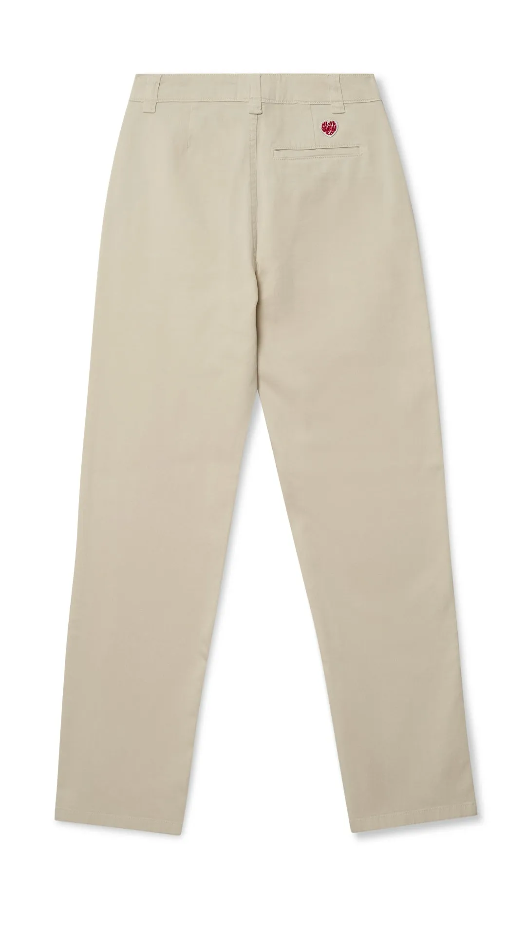 BEIGE HEART WOMAN CHINO PANTS