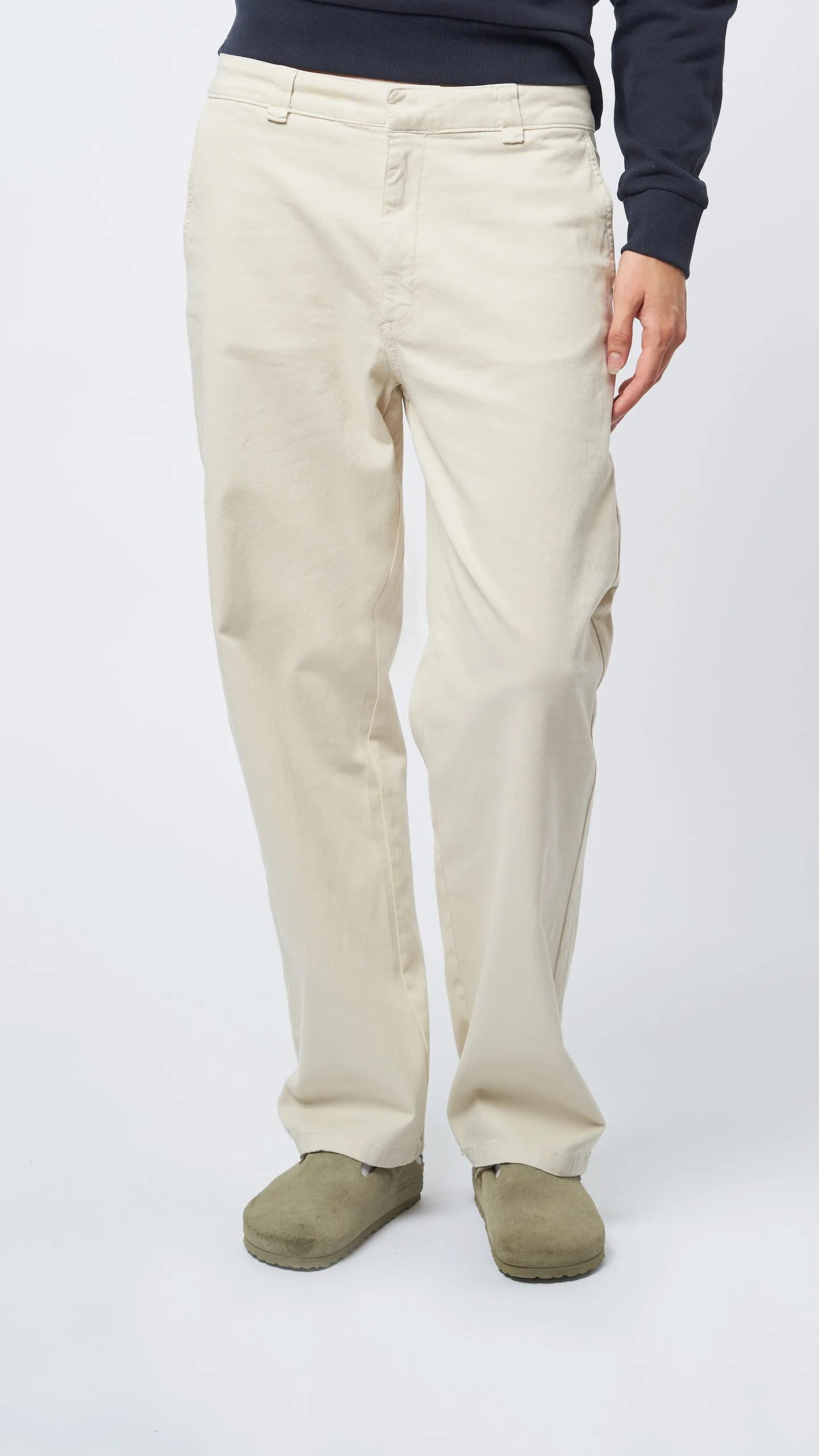 BEIGE HEART WOMAN CHINO PANTS