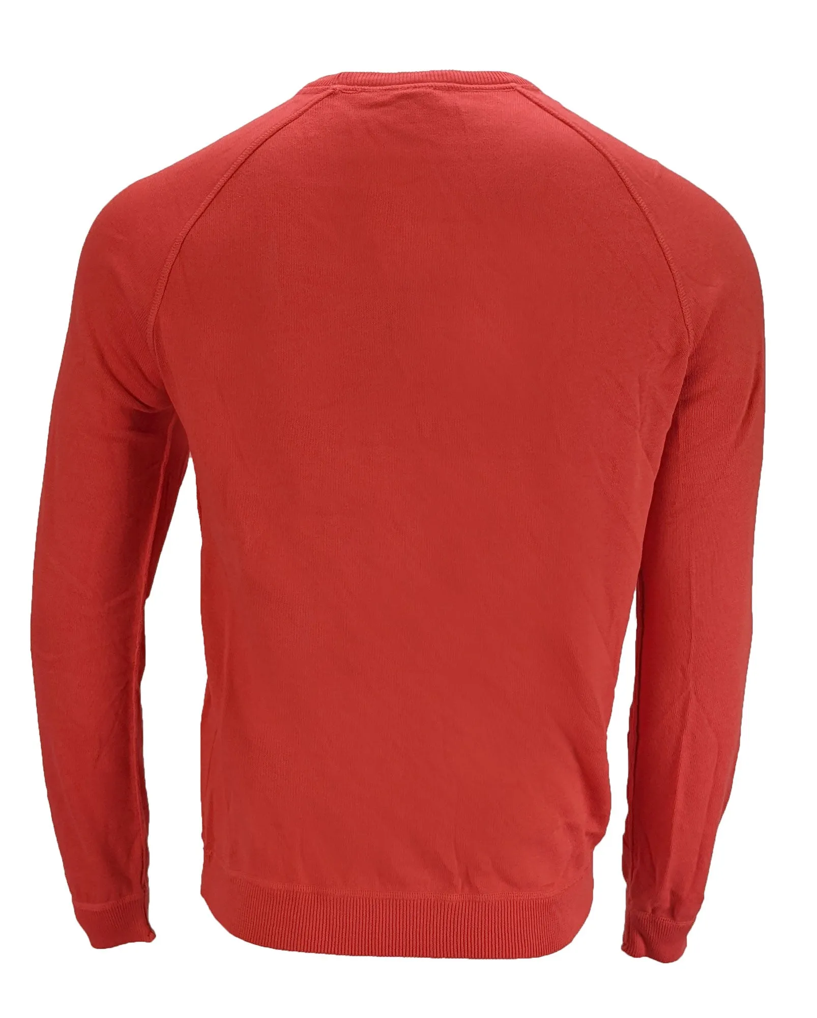 Benson Men's Red Crew Neck Lightweight Sweater SC01 NWT