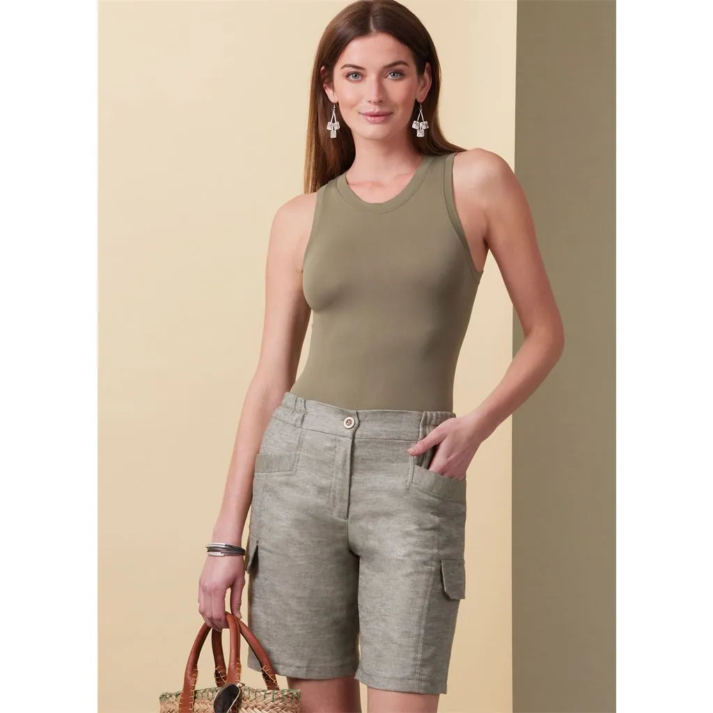 Butterick Pattern B6998 Misses' Shorts and Pants