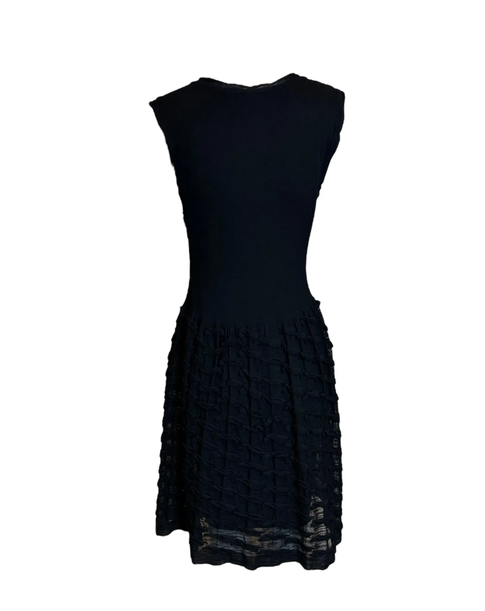 CHANEL Lightweight Ruffle Skirt Midi-Dress