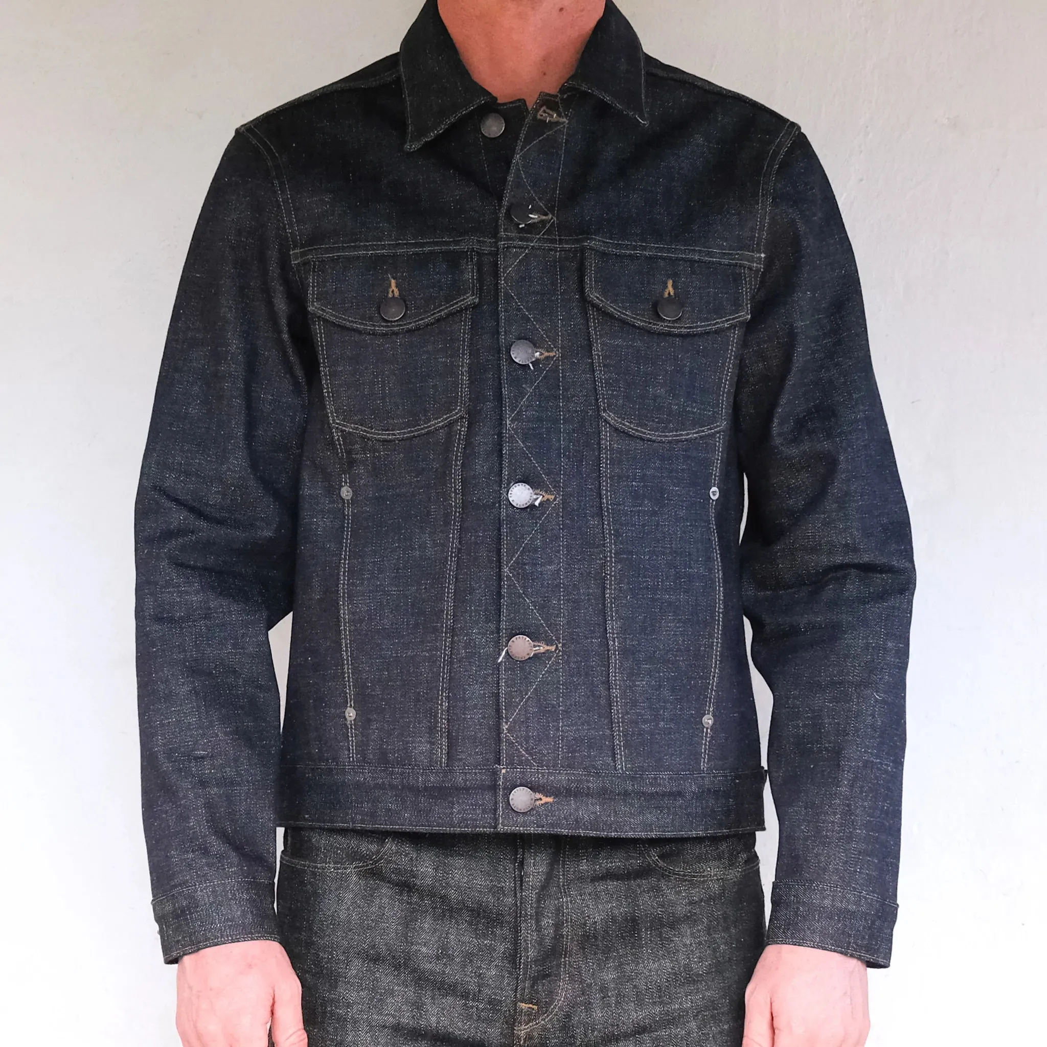 Classic Denim Jacket 17 Ounce Indigo Slub Denim