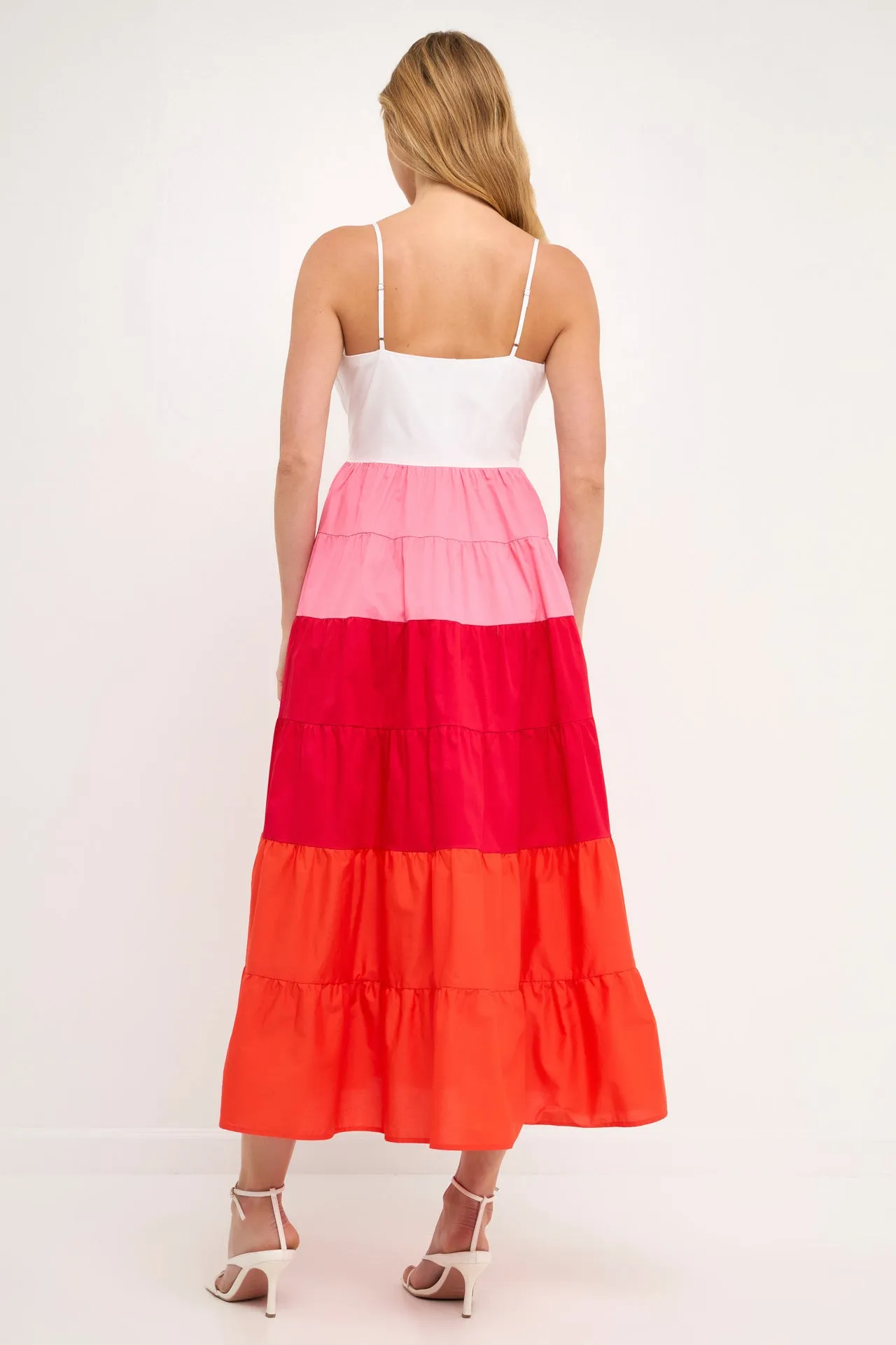 Color Block Spaghetti Maxi