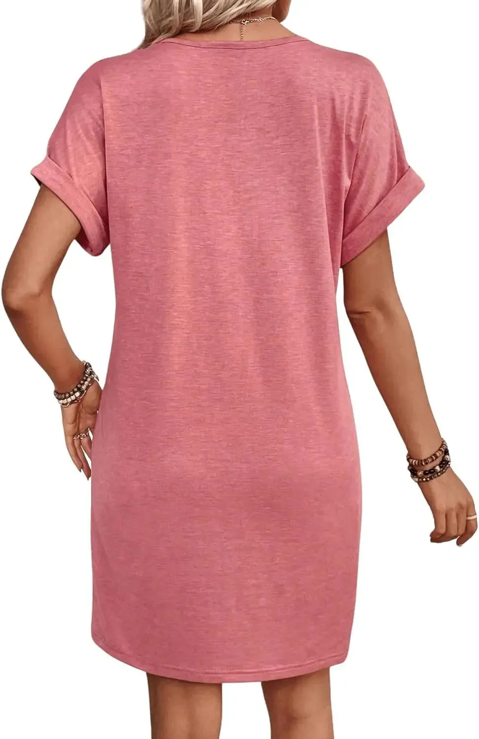 Comfy Cotton Blend T-Shirt Dress