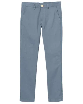 Cotton: Pigeon Blue Twill Chino