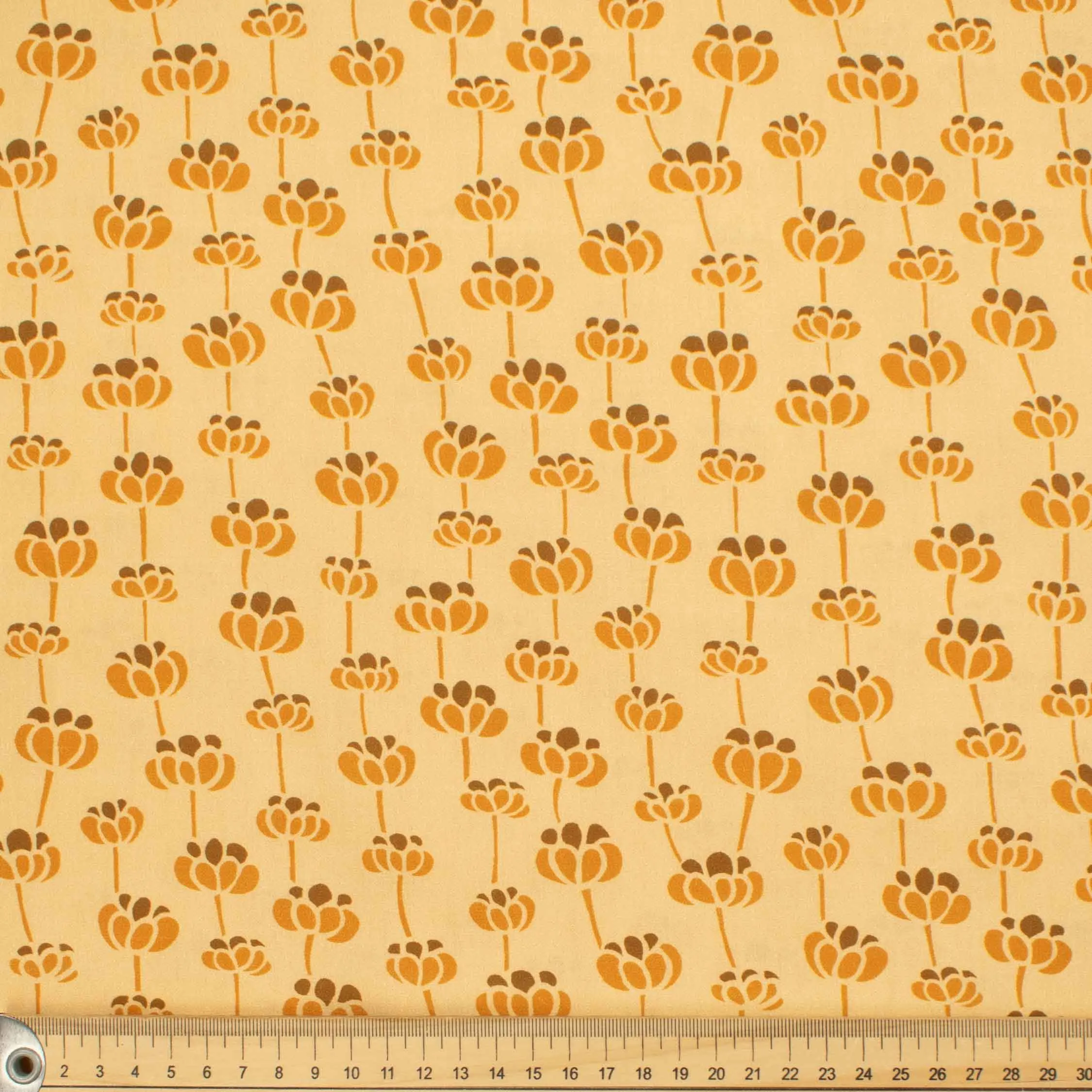 Country Side Collection #04 Yellow Pumpkin Cotton Prints