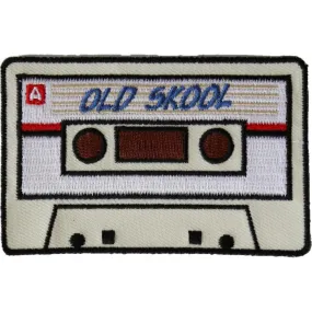 Daniel Smart Old Skool Radio Cassette Novelty Embroidered Iron on Patch, 3.5 x 2.25 inches