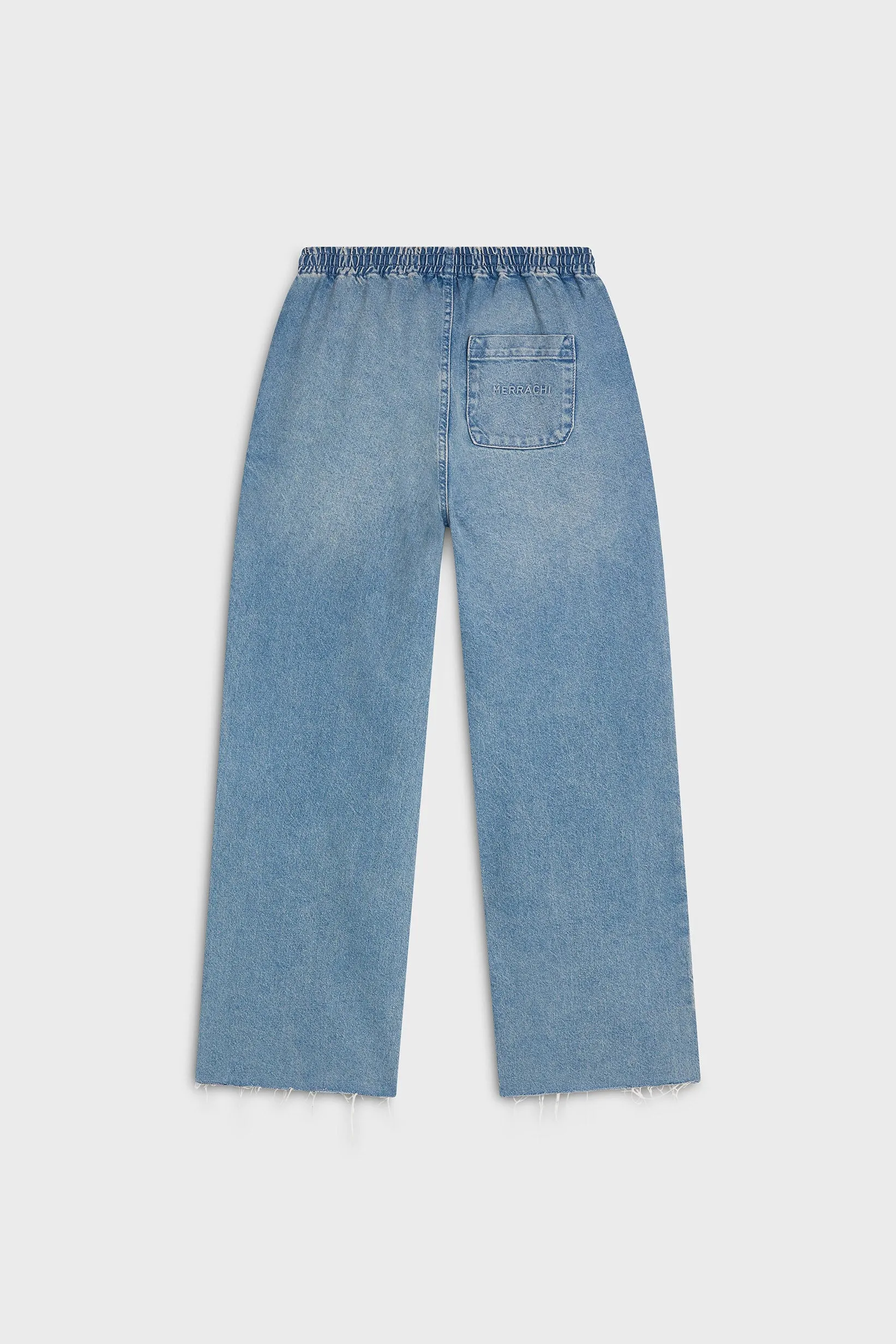 Denim Pants | Washed Silver Blue