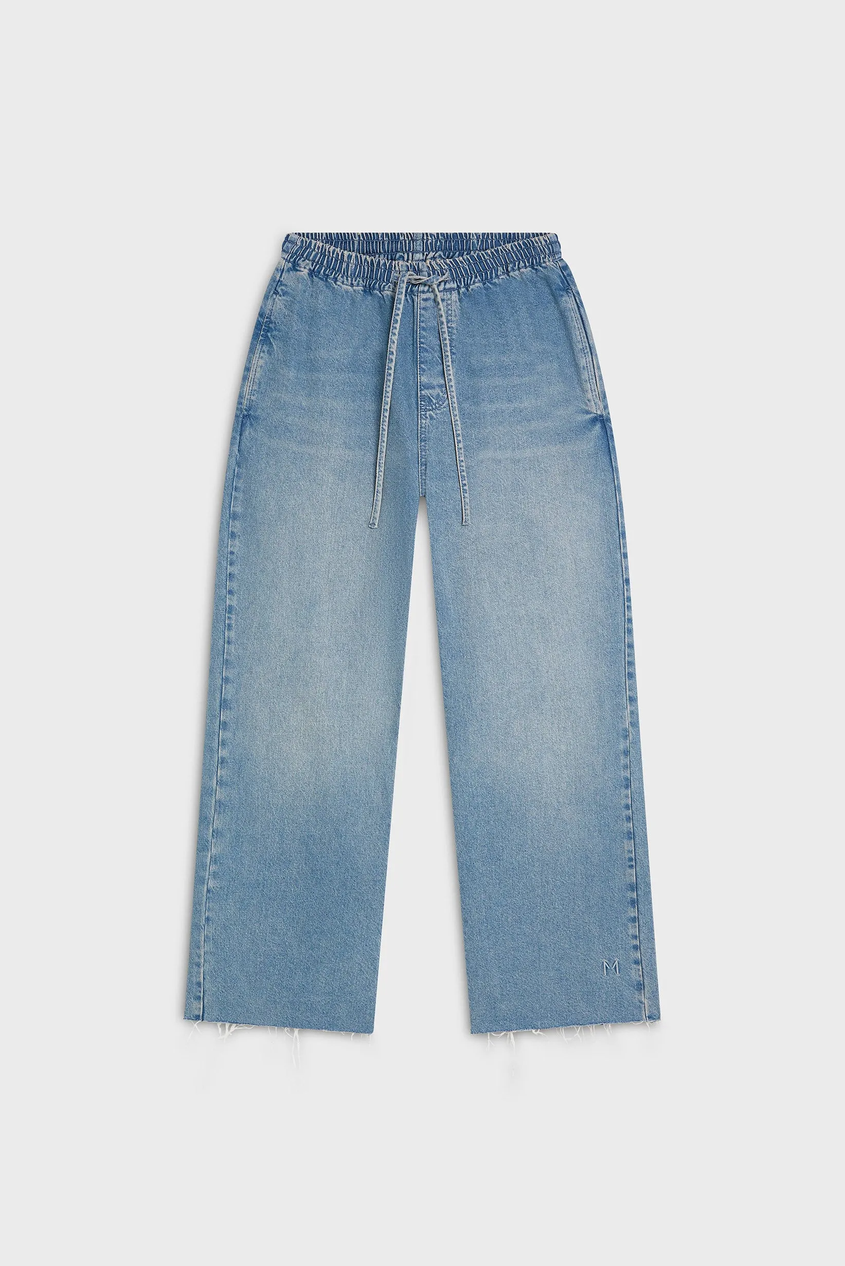 Denim Pants | Washed Silver Blue