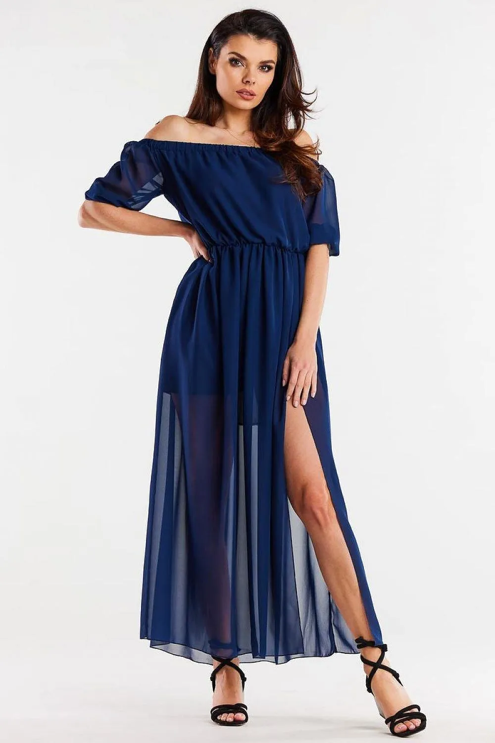 Elegant Flowing Chiffon Maxi Dress - The Essential Wardrobe Highlight