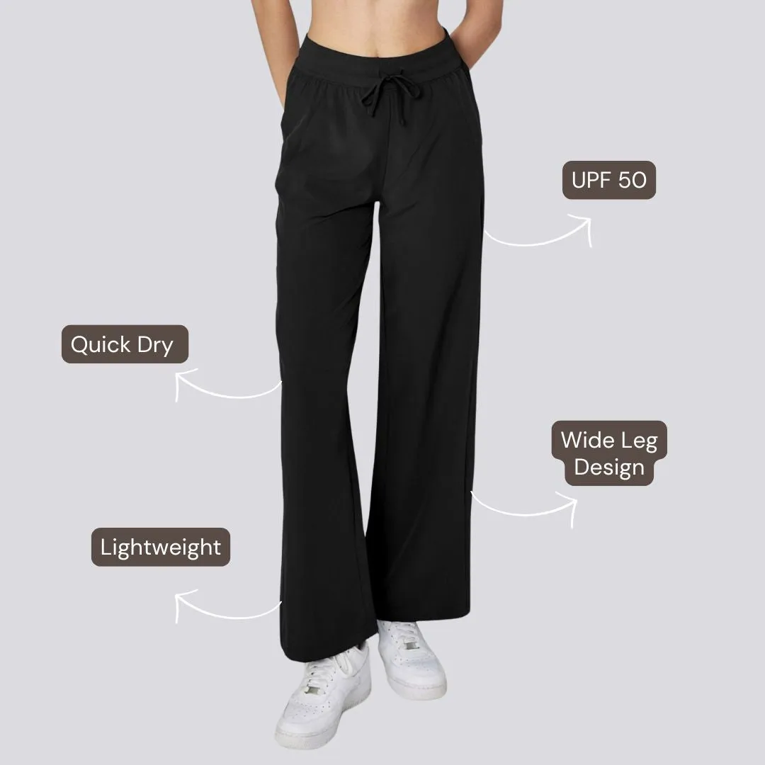 Essential Wide Legged Yoga Pant - Black