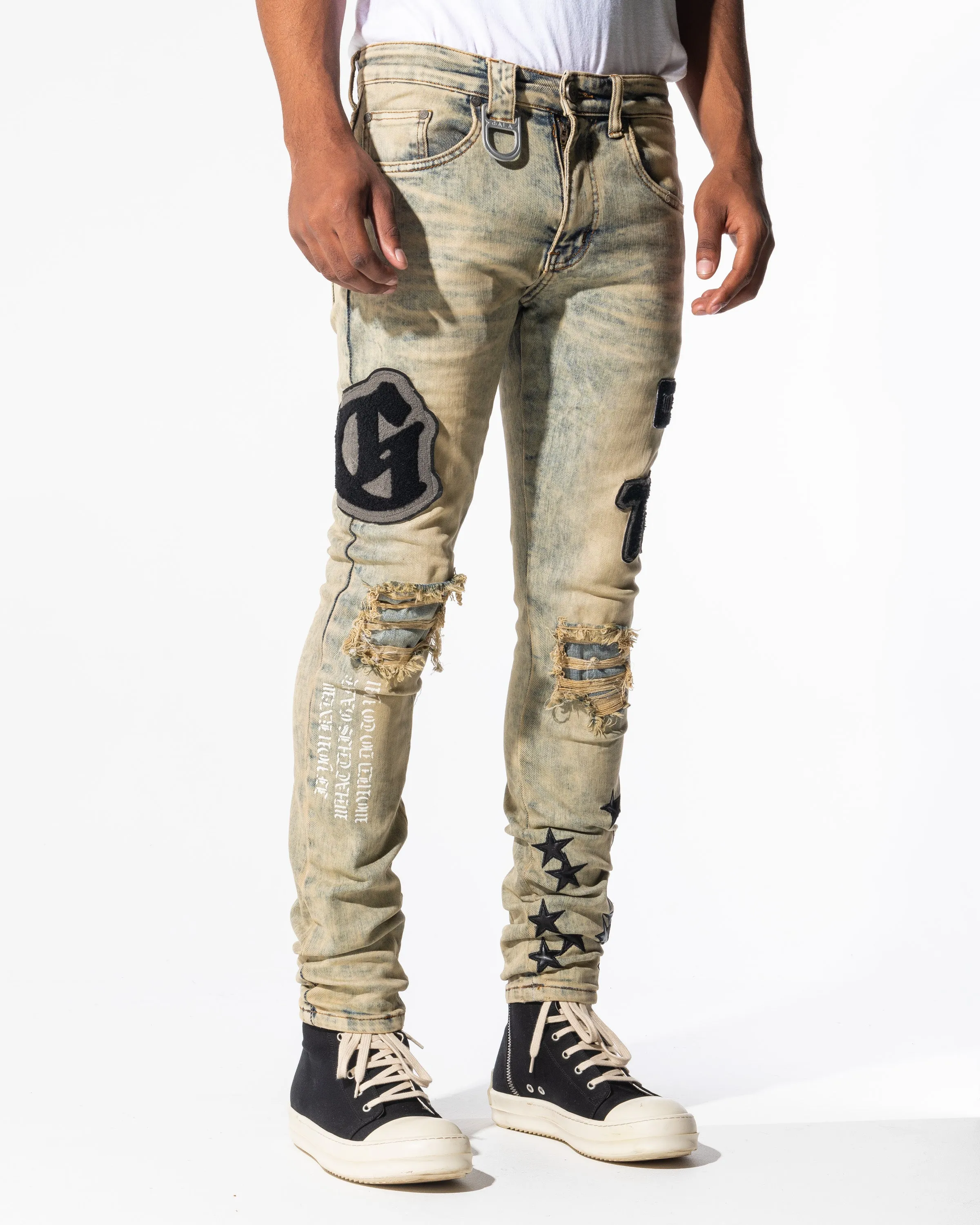 GAMBLE EVERYTHING DENIM (WHEAT WASH)