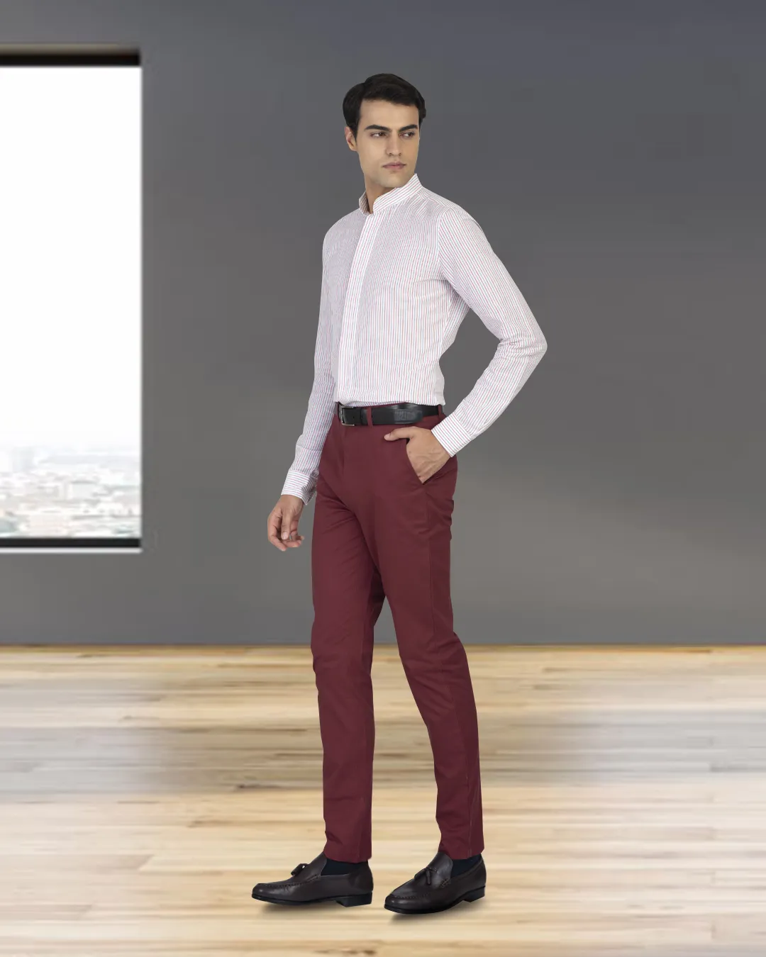 Genoa Plum Chino