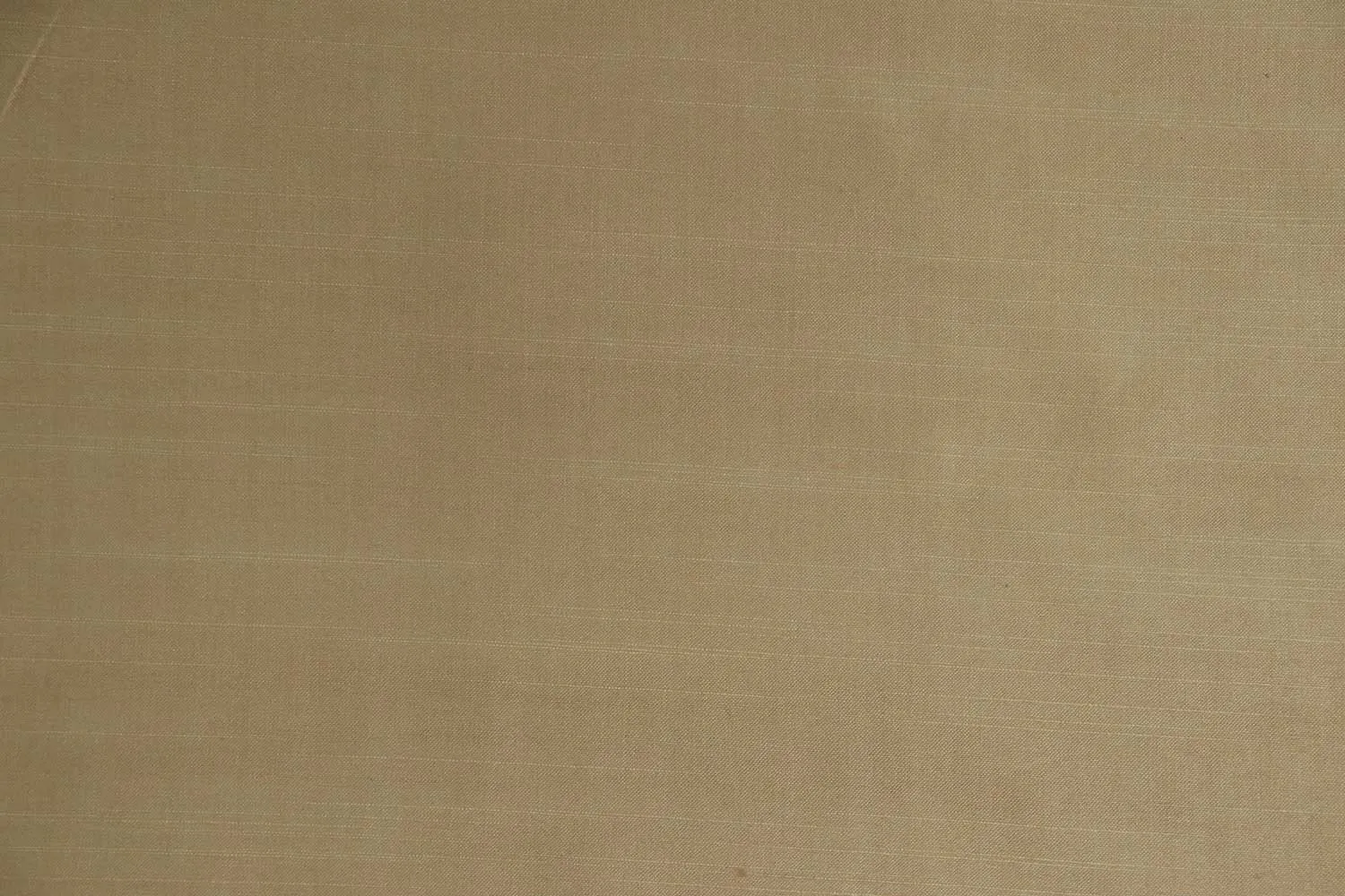 Golden Beige Plain Textured Tussar Cotton Slub Fabric