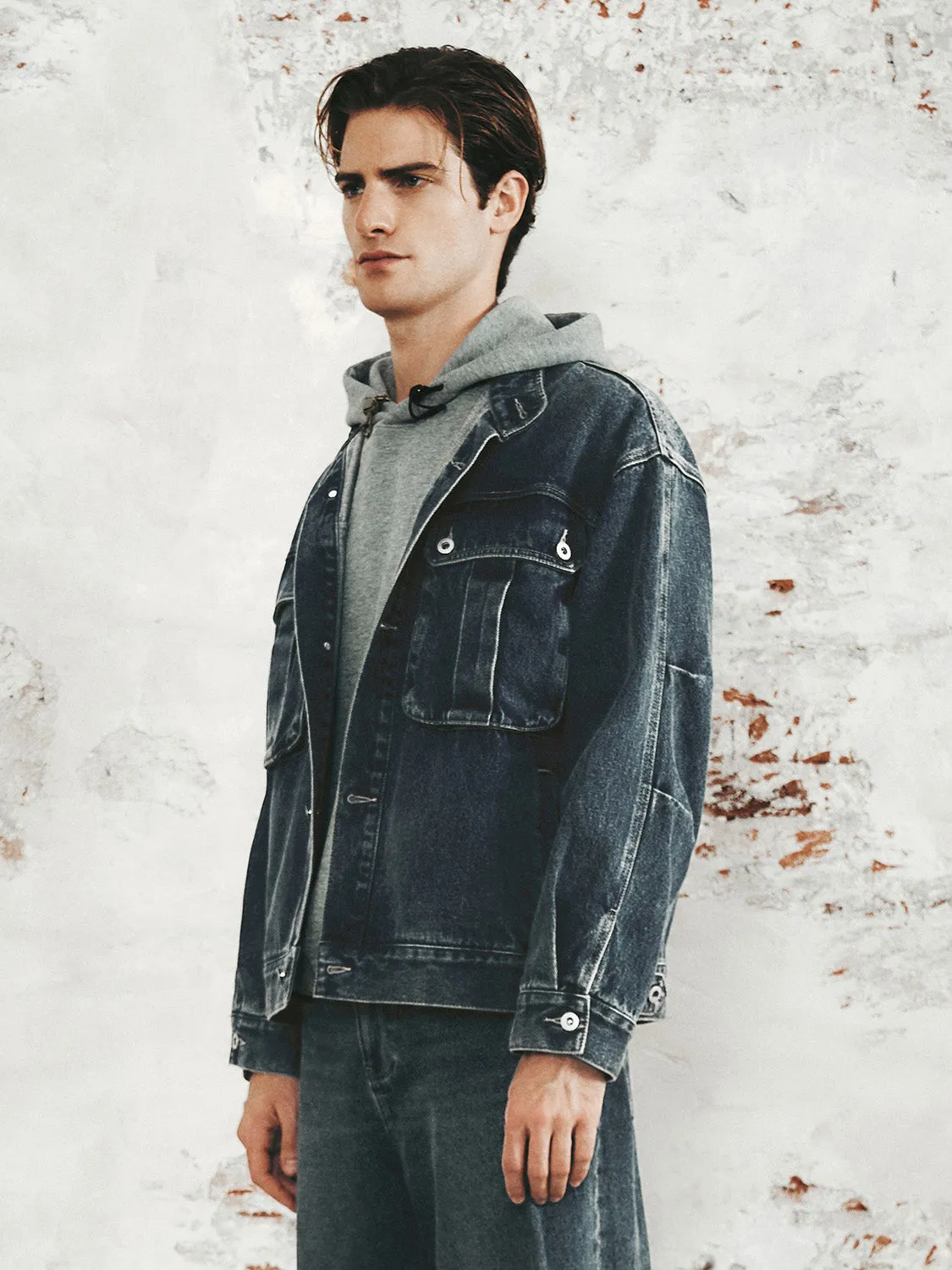 Guru Collar Denim Jackets