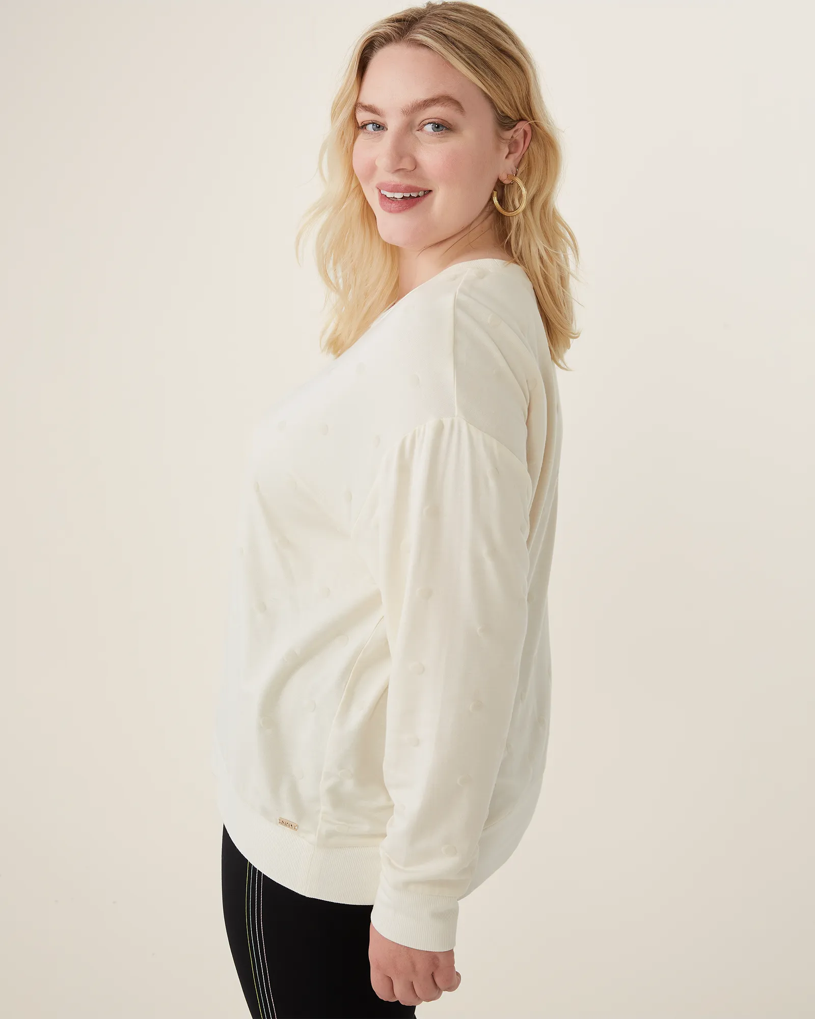 Hailey High-Low Sweater | Ivory