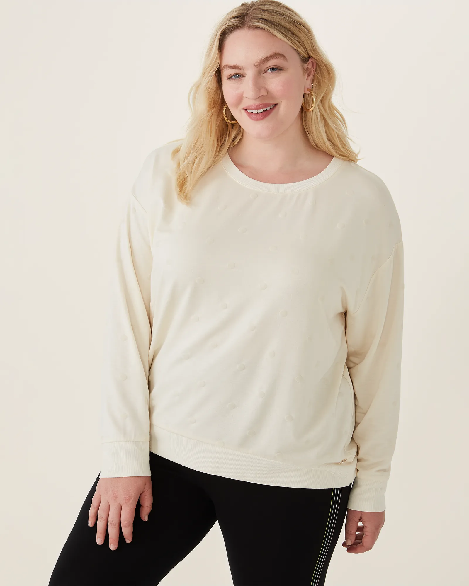 Hailey High-Low Sweater | Ivory