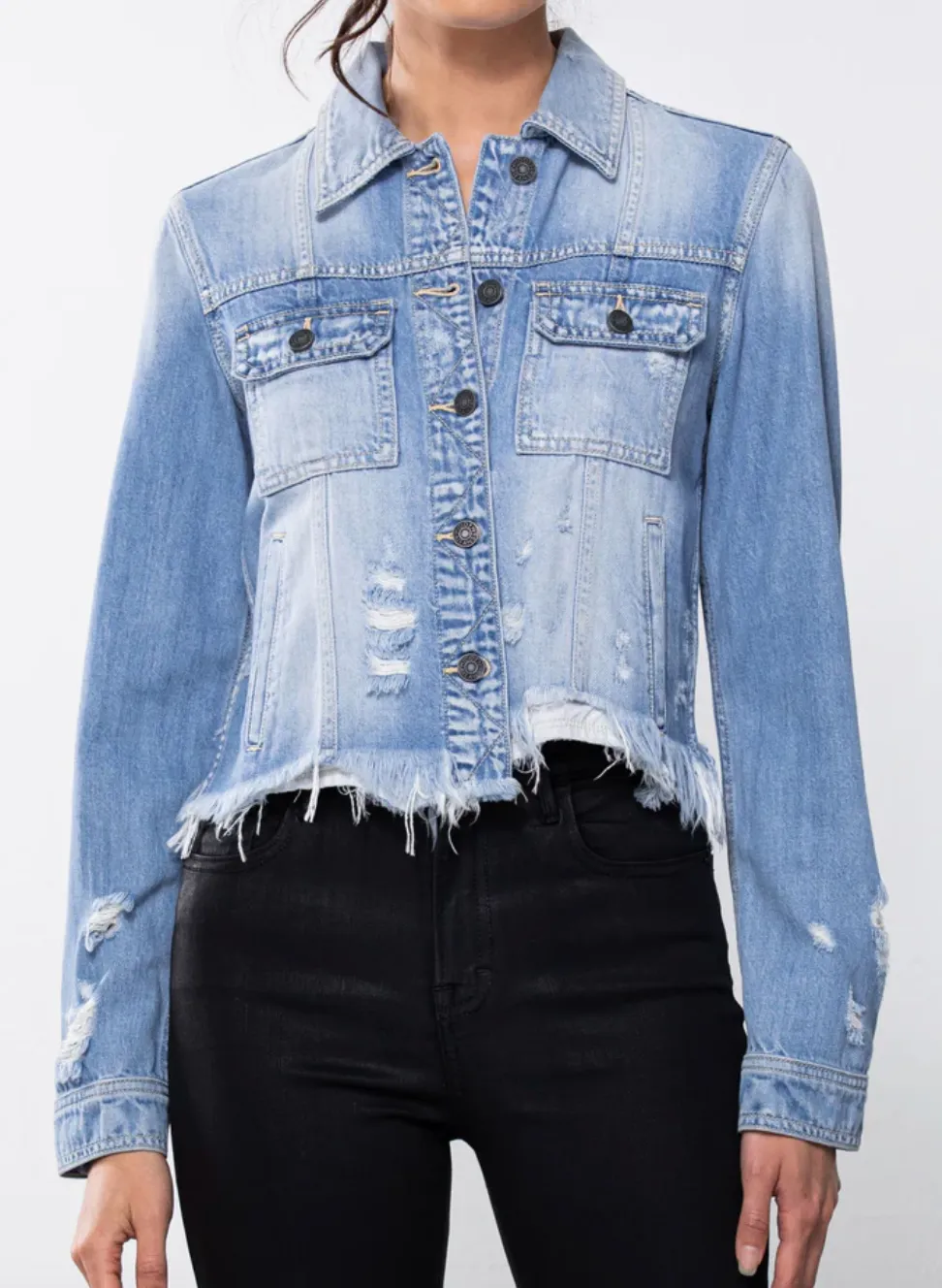 it girl denim jacket