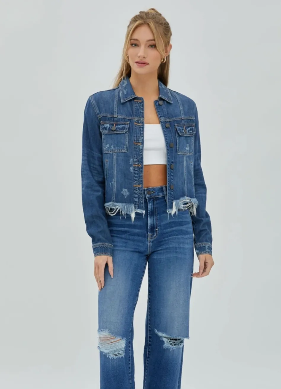 it girl denim jacket