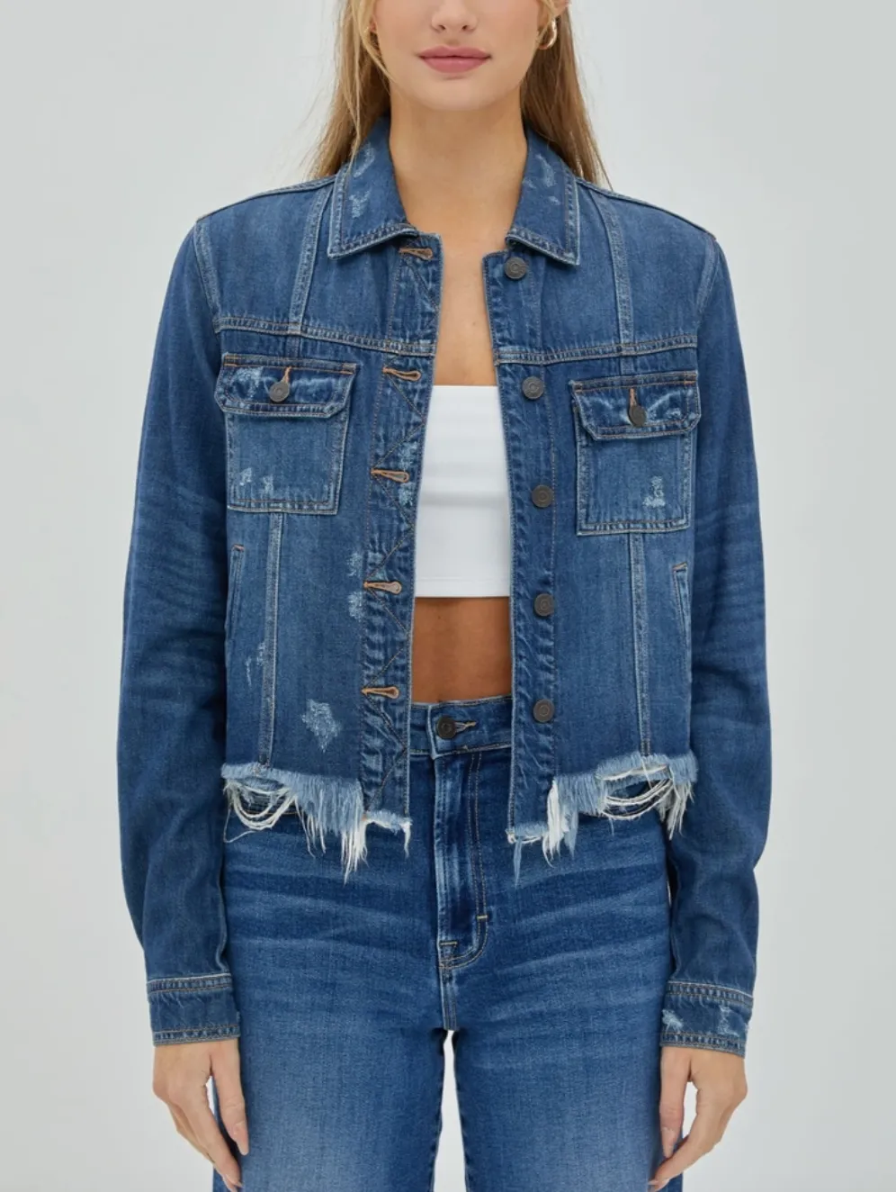 it girl denim jacket