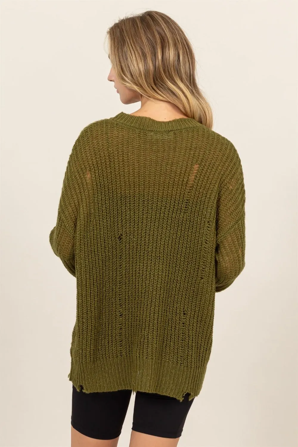 Jocelyn Distressed Sweater