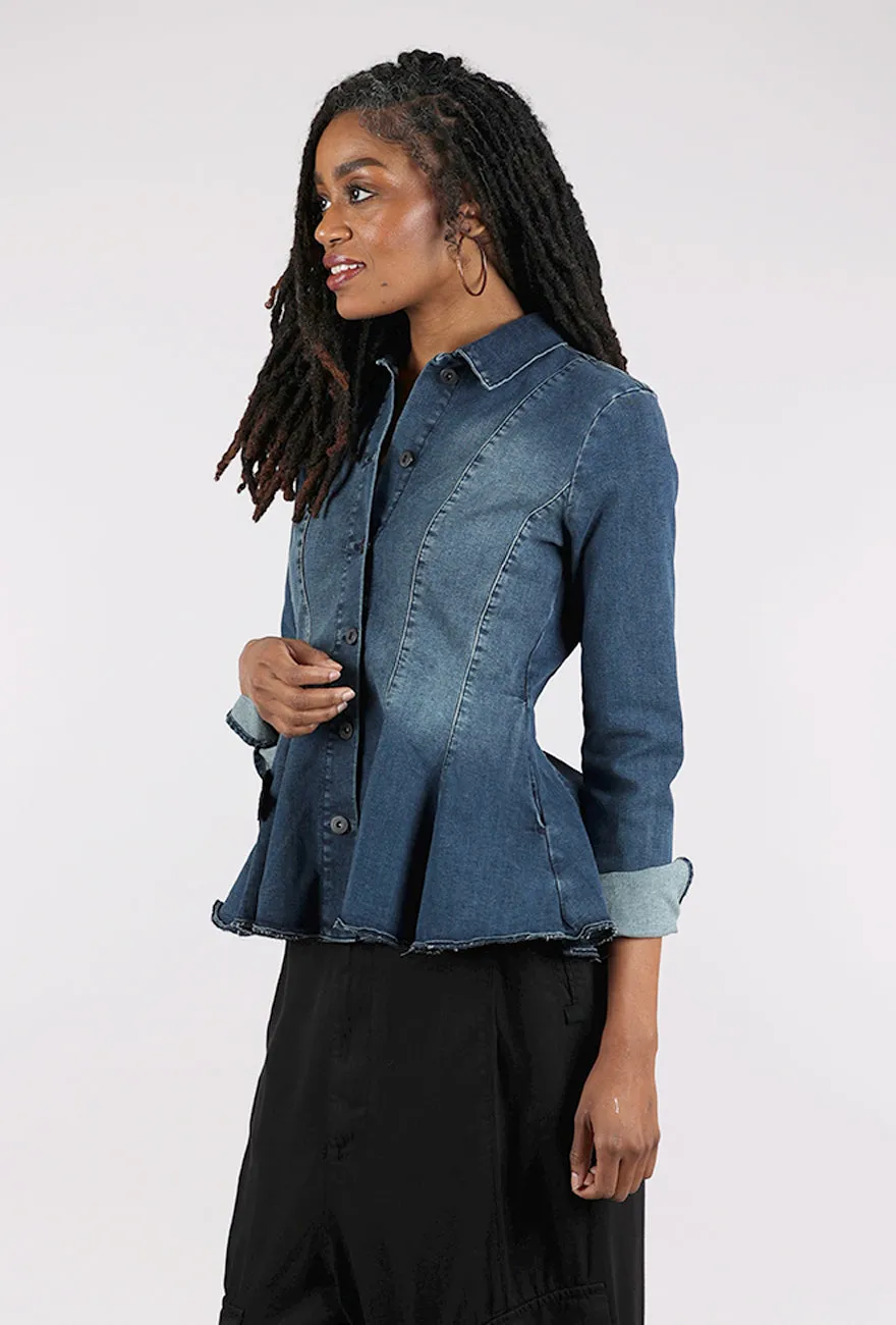 La Belle Denim Jacket, Blue