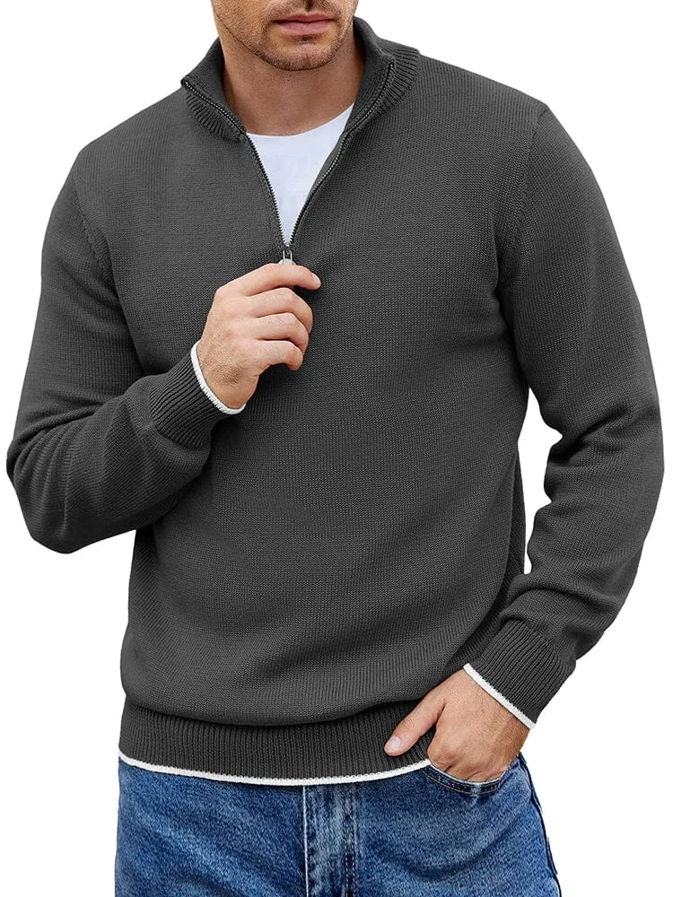 Lightweight Mock Neck Sweaters (US Only)