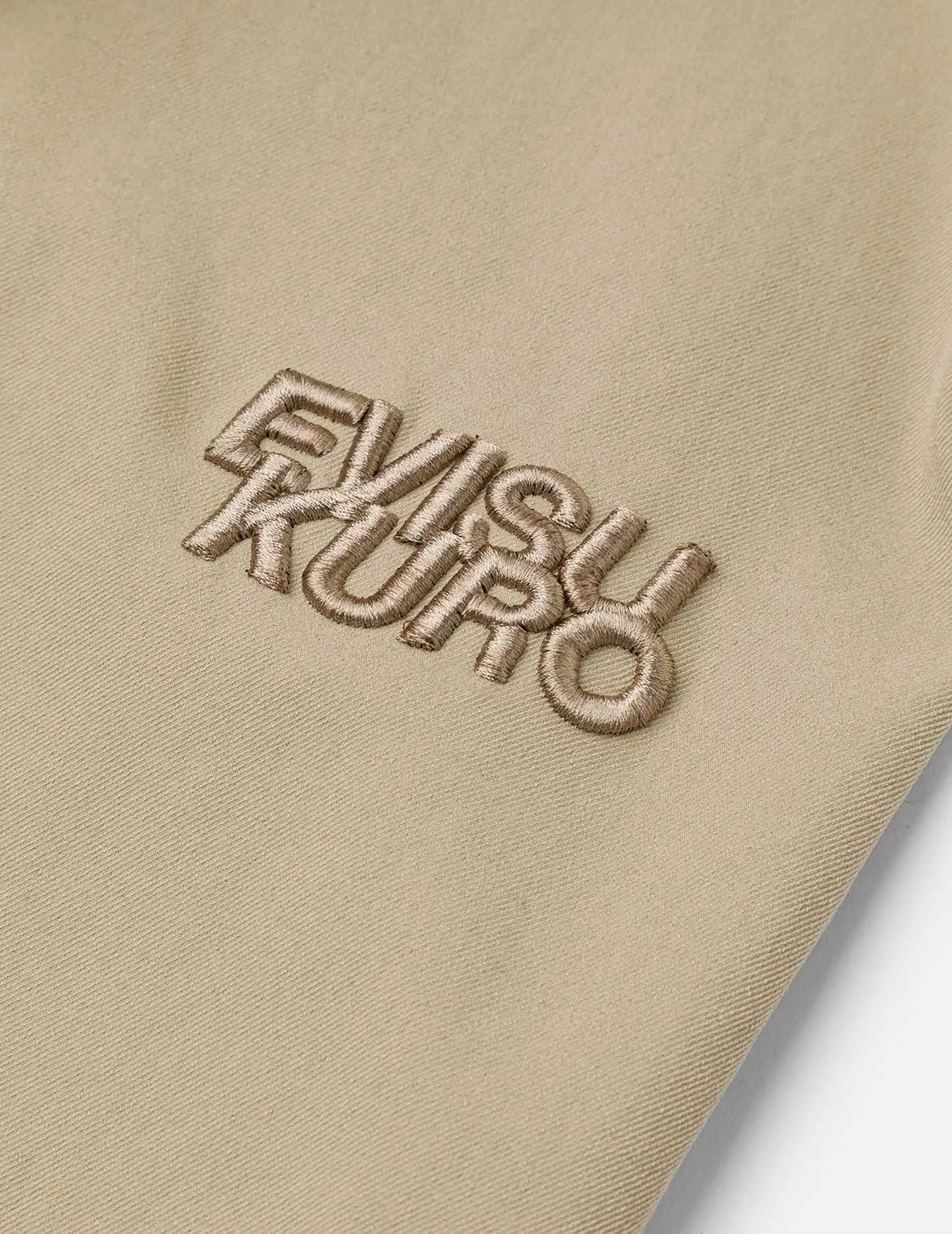 Logo Embroidery Relax Fit Chino Pants