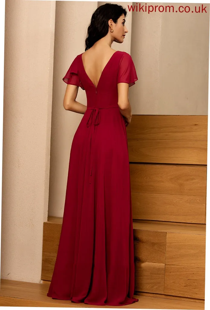 Marlee A-line Dresses Formal Dresses V-Neck Chiffon