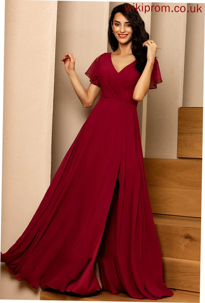 Marlee A-line Dresses Formal Dresses V-Neck Chiffon