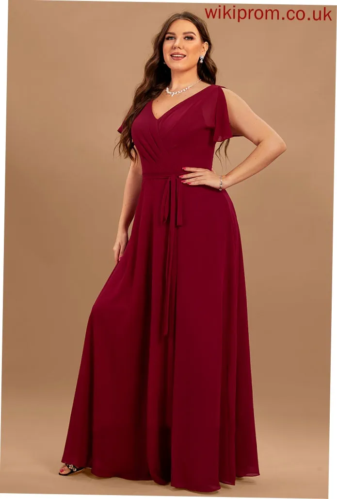 Marlee A-line Dresses Formal Dresses V-Neck Chiffon