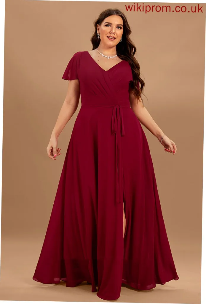 Marlee A-line Dresses Formal Dresses V-Neck Chiffon