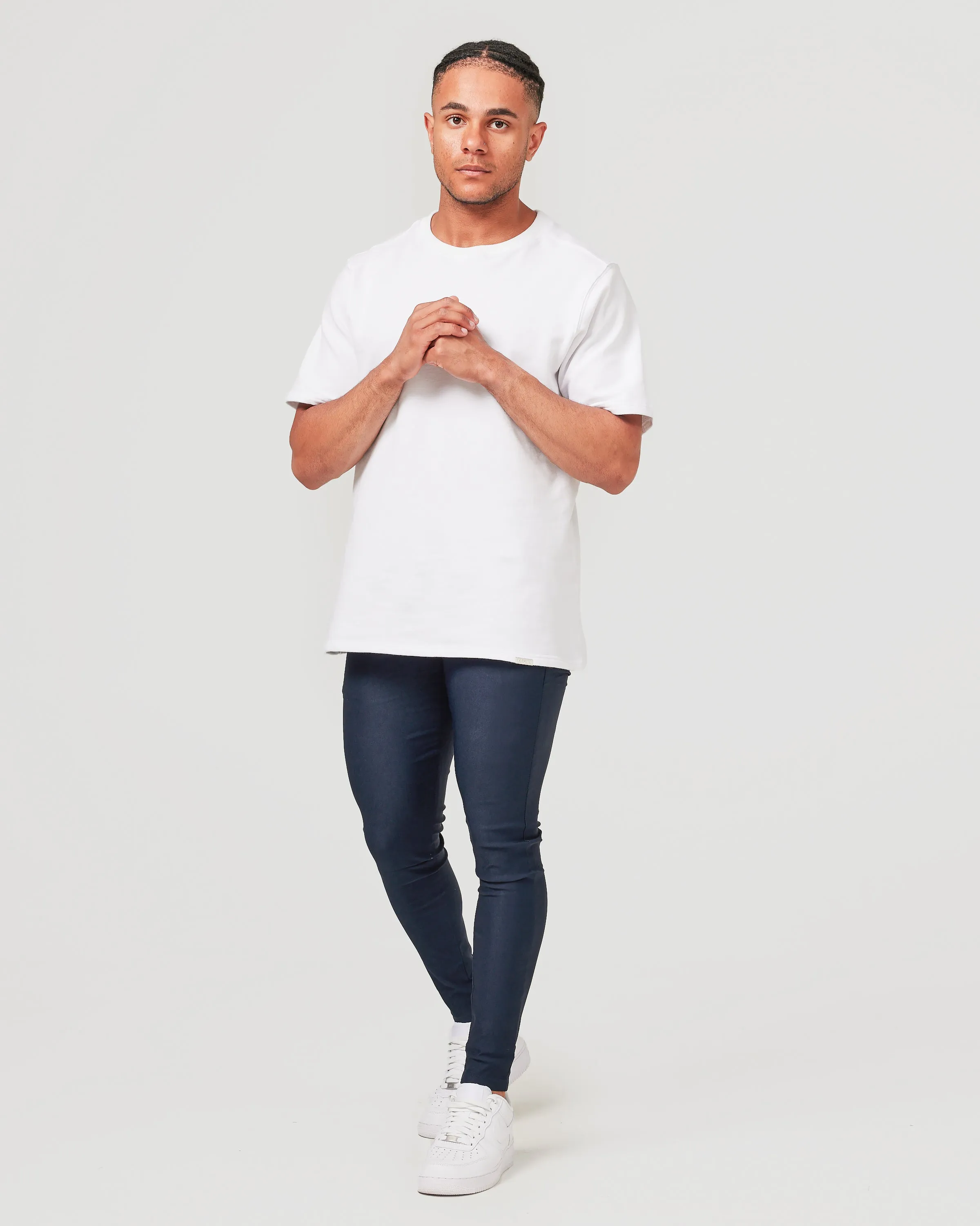 Navy Stretch Chino Pants