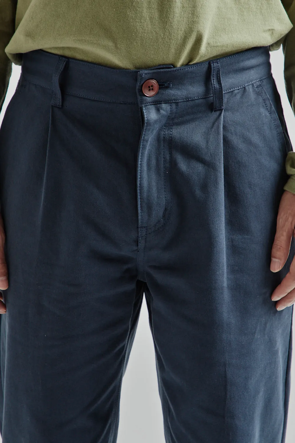 OG Haworth One Tuck Pants - Navy