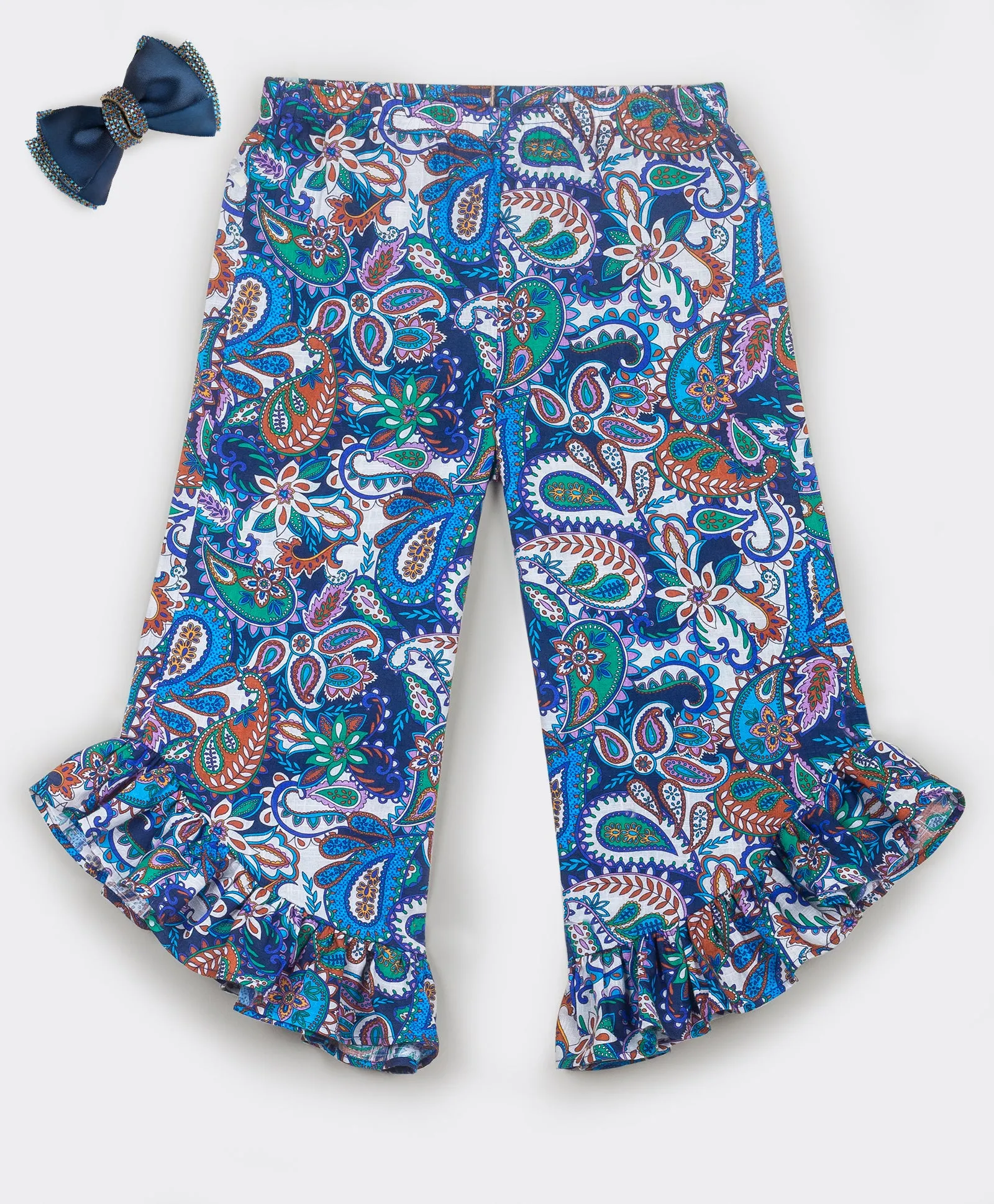 Paisley print pants