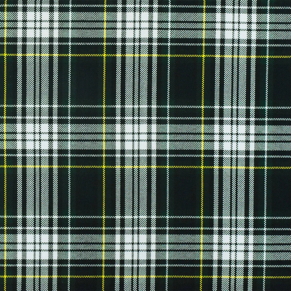 School Black-White-Multi Plaid Poly Madras Woven Fabric