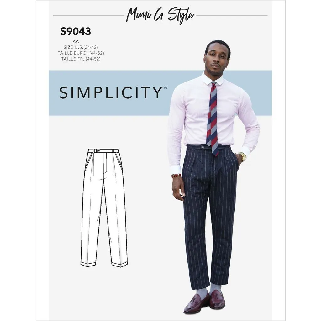 Simplicity Sewing Pattern S9043 Men's Pants