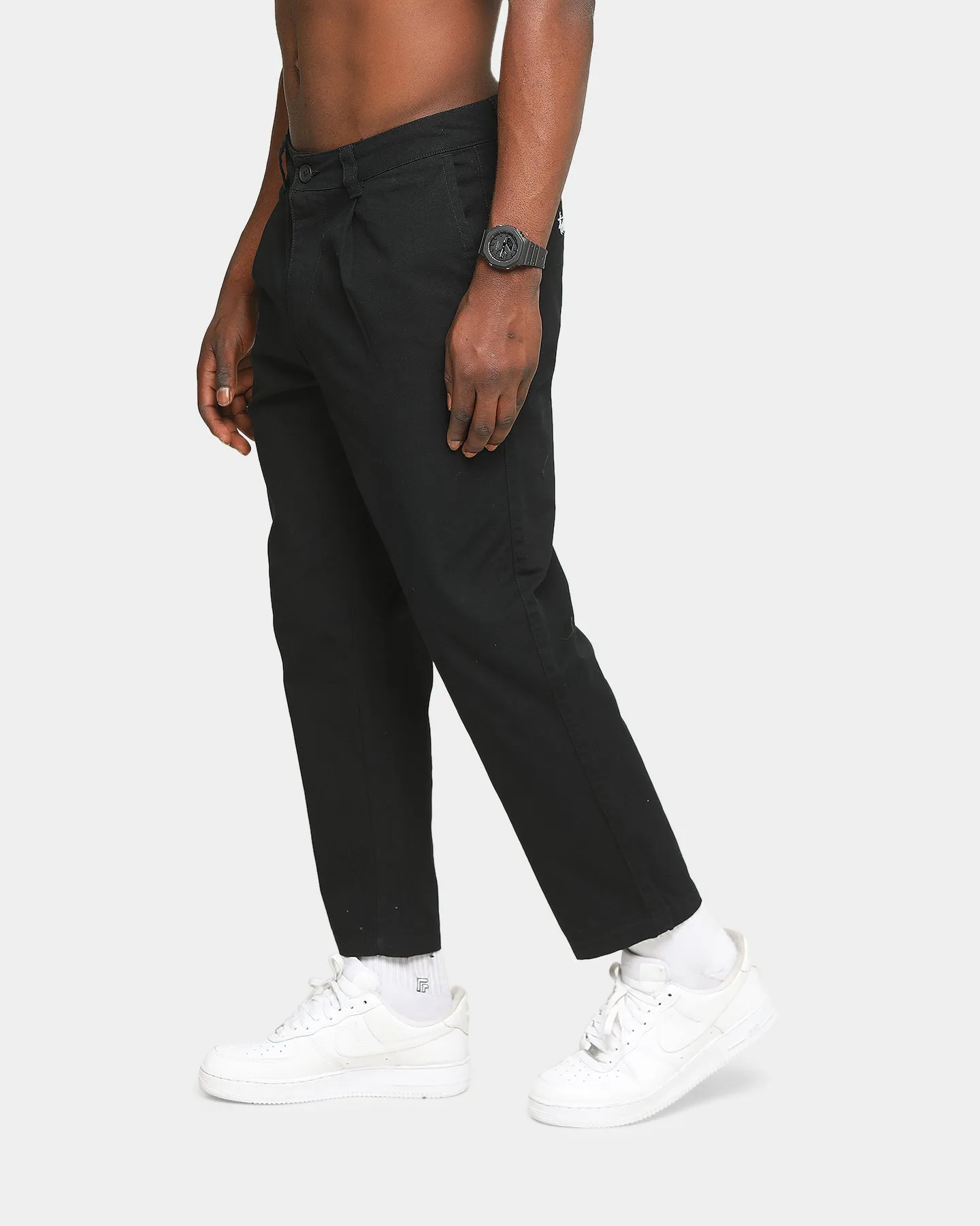 Stussy Pin Drill Pants Black